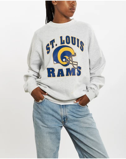 Vintage by The Real Deal - Pre Loved - 90s NFL St. Louis Rams Sweatshirt