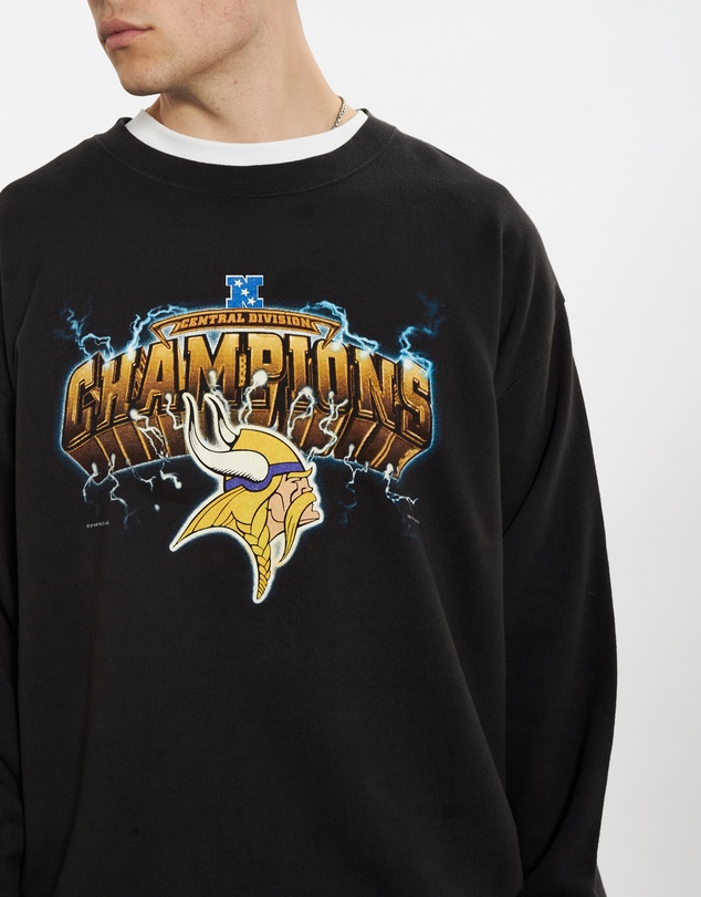 Vintage by The Real Deal - Pre Loved - 1995 NFL Minnesota Vikings Sweatshirt