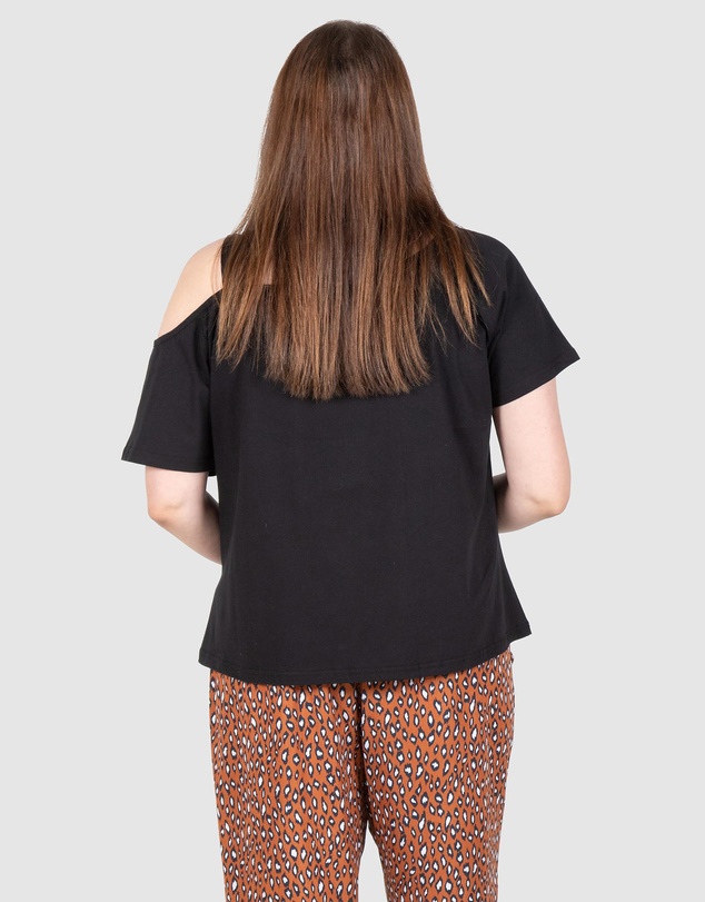 Love Your Wardrobe - Asymmetrical One Shoulder Tee