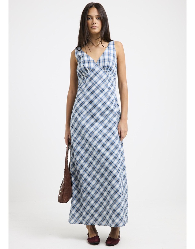 Subtitled - Kaia V Neck Midi Dress