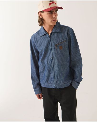 Indigo Herringbone
