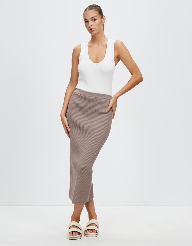 White By FTL - New Skyla Knit Skirt