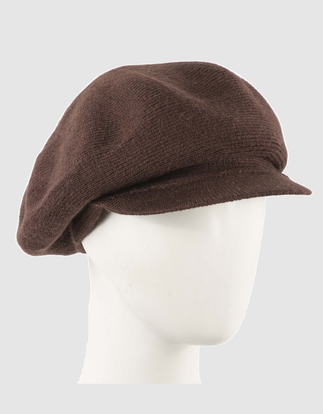 Max Alexander - European Made Chocolate Wool Beret Cap