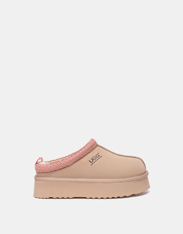 EVERAU - Australian Shepherd Ugg Tay Platform Cow Suede Upper House Shoes