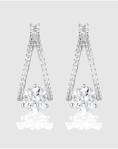 Georgini - Champagne Silver Earrings