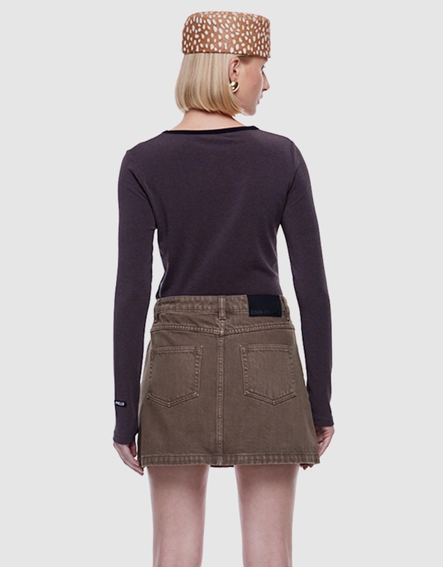 ENA PELLY - Stella Denim Mini Skirt