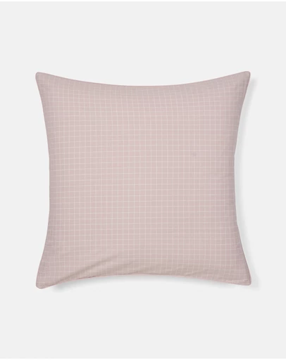 Linen House - Volley Check European Pillowcase