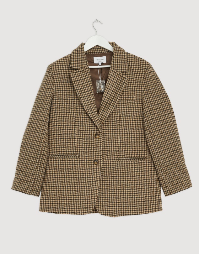 Revibe - Repaired Minima Esenciales Desi Wool Blazer - AU 12