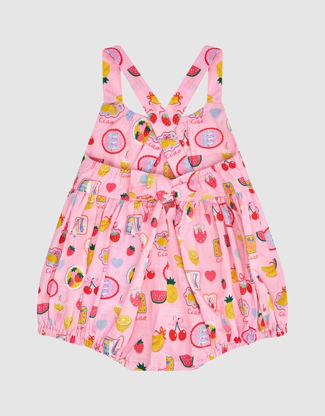 Huxbaby - Beach Club Paradise Tie Romper - ICONIC EXCLUSIVE - Babies