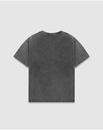 Duke + Dexter - Pin Up Washed Grey T-Shirt