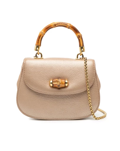 Pre-Loved by Azura Reborn - Pre-Loved Mini Metallic Leather Bamboo Night