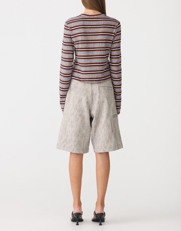 Bassike - Vintage Stripe Baby Long Sleeve T-Shirt