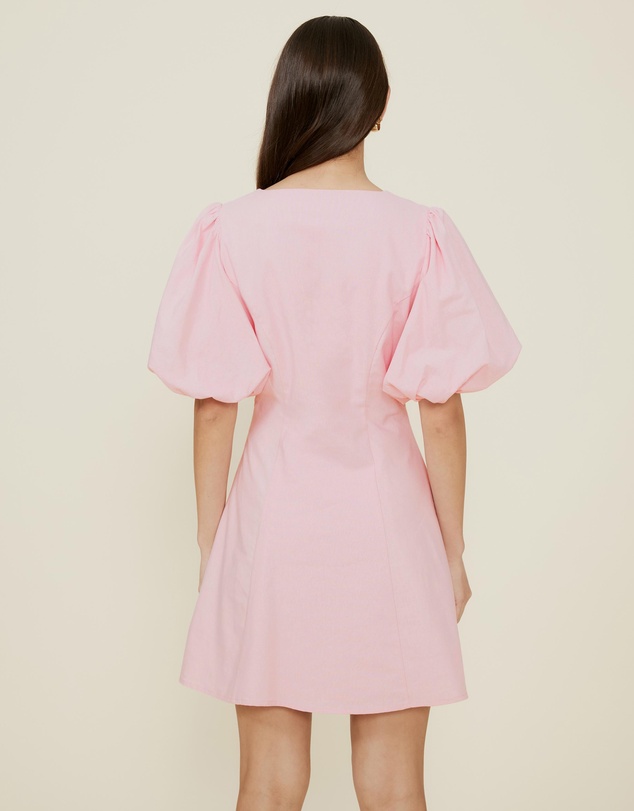The Fated - Puff Sleeve Mini Dress