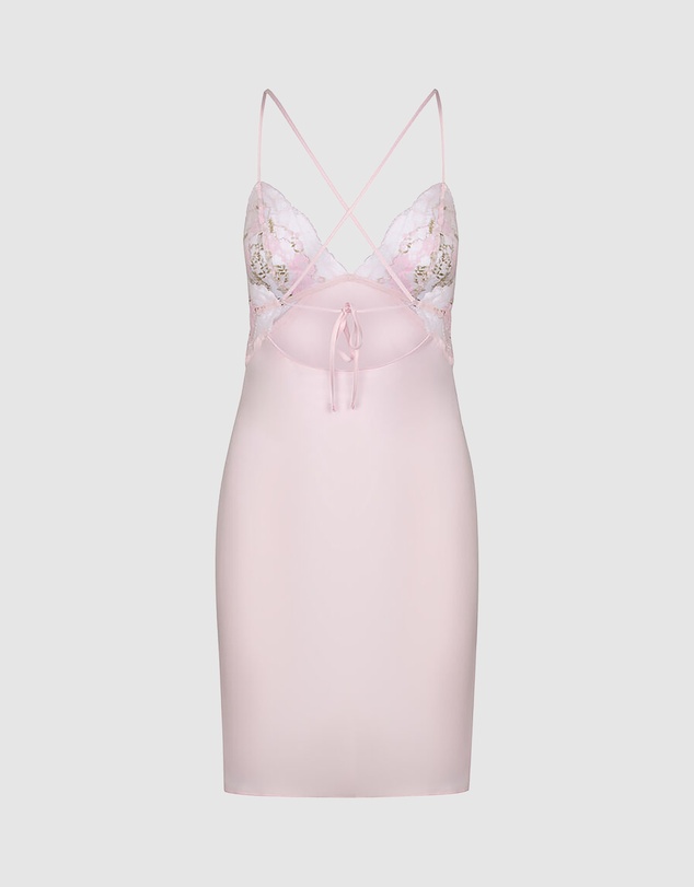 Hunkemoller - Miri Satin Lace Slipdress