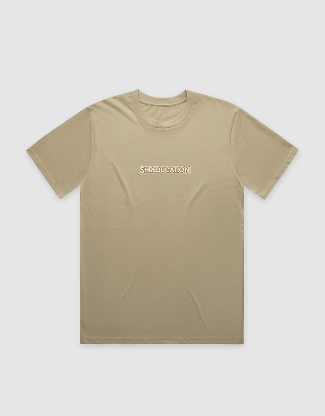 Banabae - Shreducation Adults Organic Cotton Tee - Tan