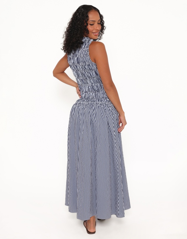 Petal & Pup - Kirrilee Maxi Dress - Blue Stripe