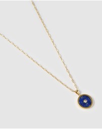 Arms Of Eve - Koda Gold Necklace - Lapis