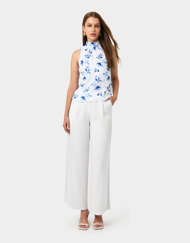 Forcast - Tessie Halter Tie Top