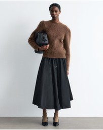 & Other Stories - Leather Wedge Slingback Pumps