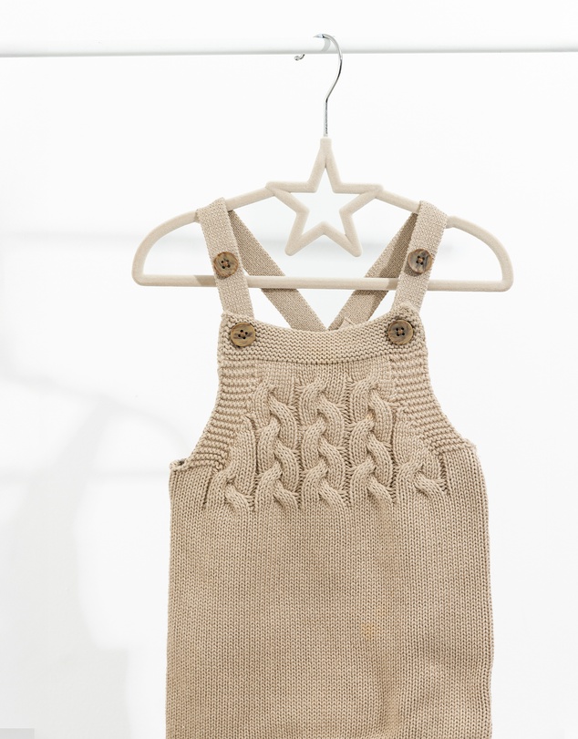 Living Textiles - 10pk Baby Coat Hangers - Stars/Beige
