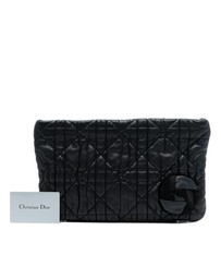 Pre-Loved by Azura Reborn - Pre-Loved Calfskin Cannage Rose Clutch