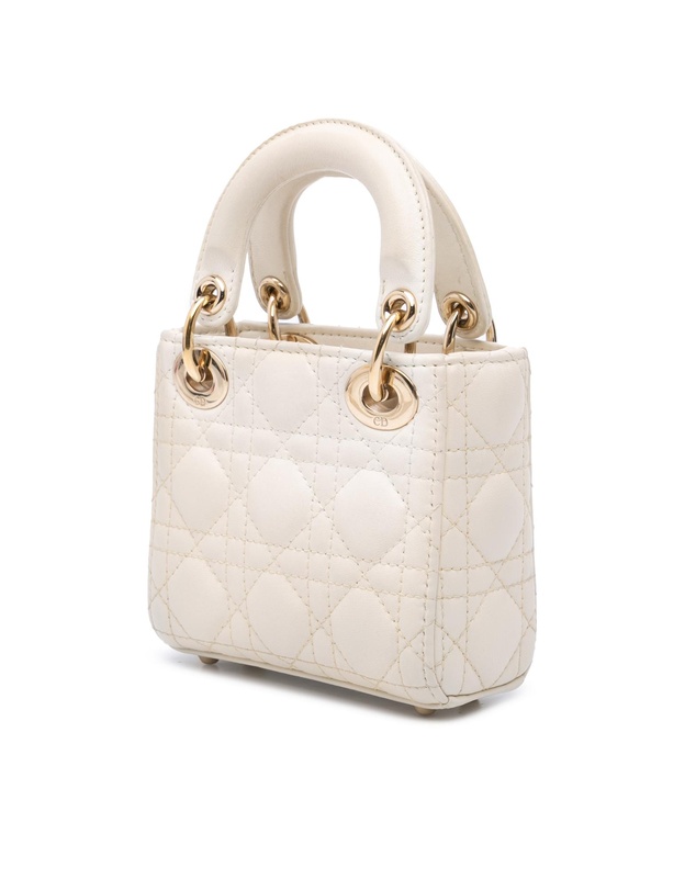 Pre-Loved by Azura Reborn - Pre-Loved dior Lady Dior Mini Quilted Leather Bag