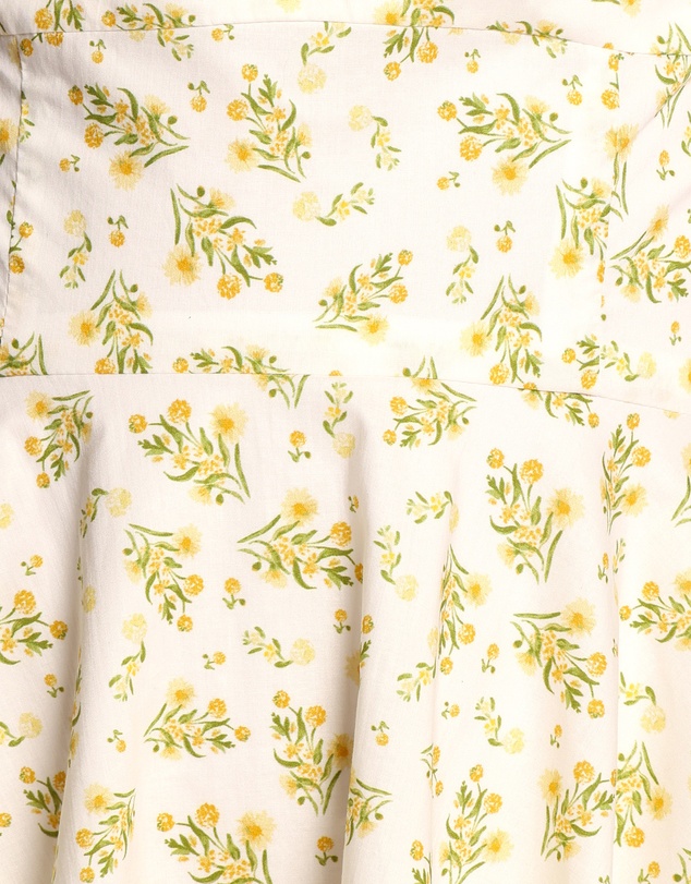 Petal & Pup - Thornton Mini Dress - Yellow Floral