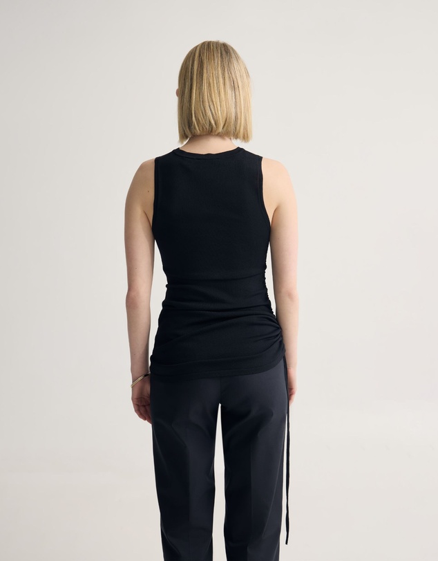 Oxford - April Drawstring Knitted Top