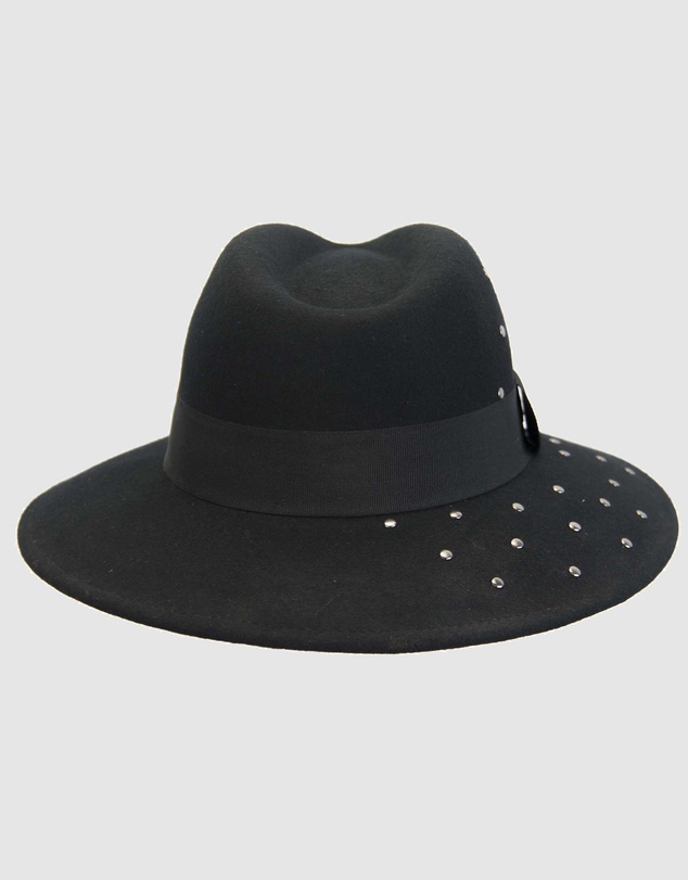 Max Alexander - Winter Felt Black Fedora Hat
