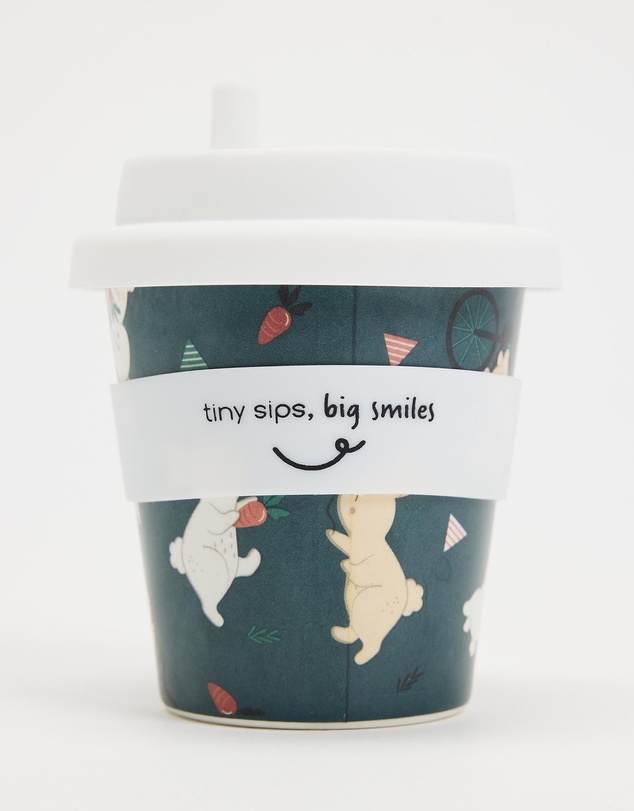 itti bitti - Reusable Baby Cino Cup With 2 Straw - Hip Hop Hooray!