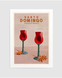 Olive et Oriel - Santo Domingo Dominican Republic Cocktail by The Whiskey Ginger Art Print