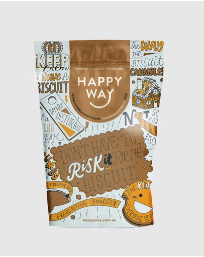 Happy Way - Caramel Biscuit Whey Protein Powder