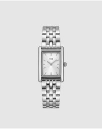 HOUSE OF SLANI - Classic Silver Rectangle Harper Watch