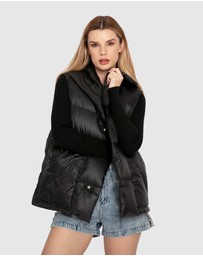 Belle & Bloom - Over My Head Hooded Puffer Vest