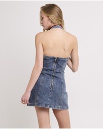 Insight - Allegra Denim Corset Mini Dress