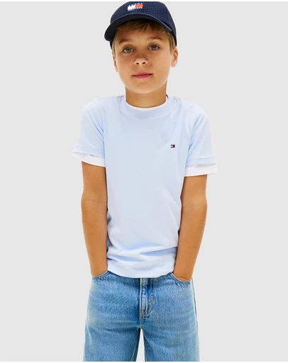 Tommy Hilfiger - Boys Essential Organic Cotton T-Shirt - Teens