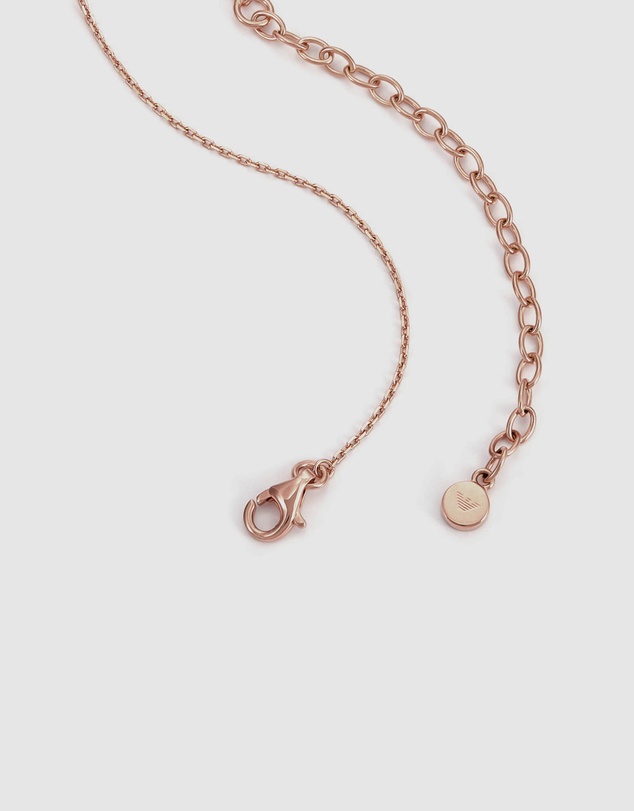 Emporio Armani - Rose Gold Tone Tone Necklace