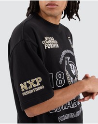 Nena & Pasadena - Collingwood Mega Loop Back Tee