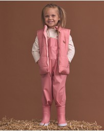 Crywolf - REVERSIBLE ECO-VEST Rose Gingham