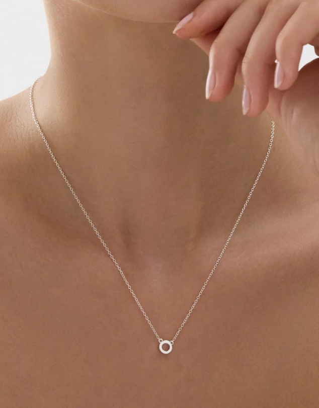 Najo - Sola Silver Necklace