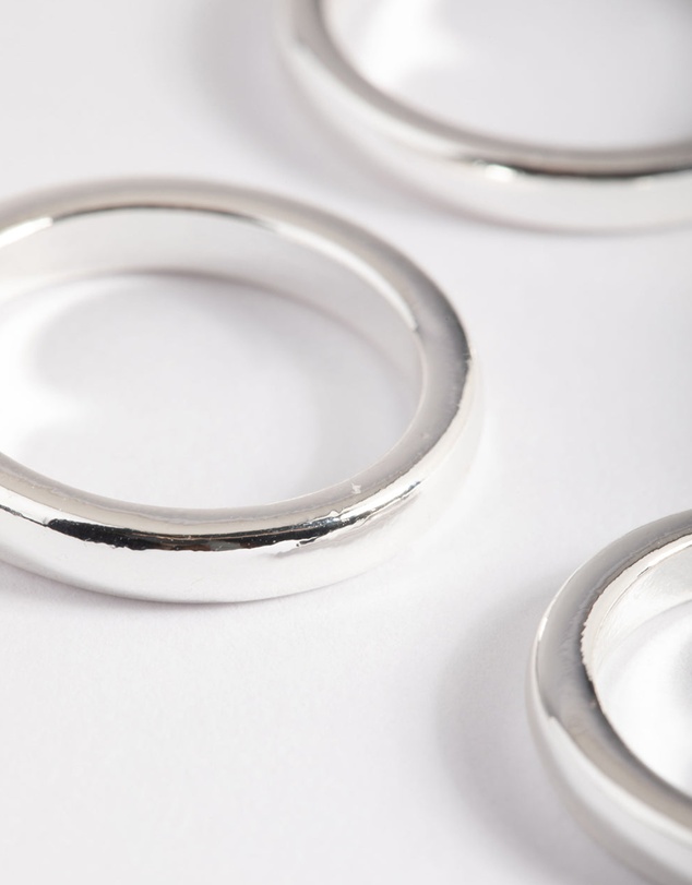 Lovisa - Silver Plated Triple 3mm Band Ring