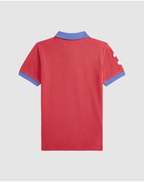Polo Ralph Lauren - Big Pony Cotton Mesh Polo Shirt - Kids