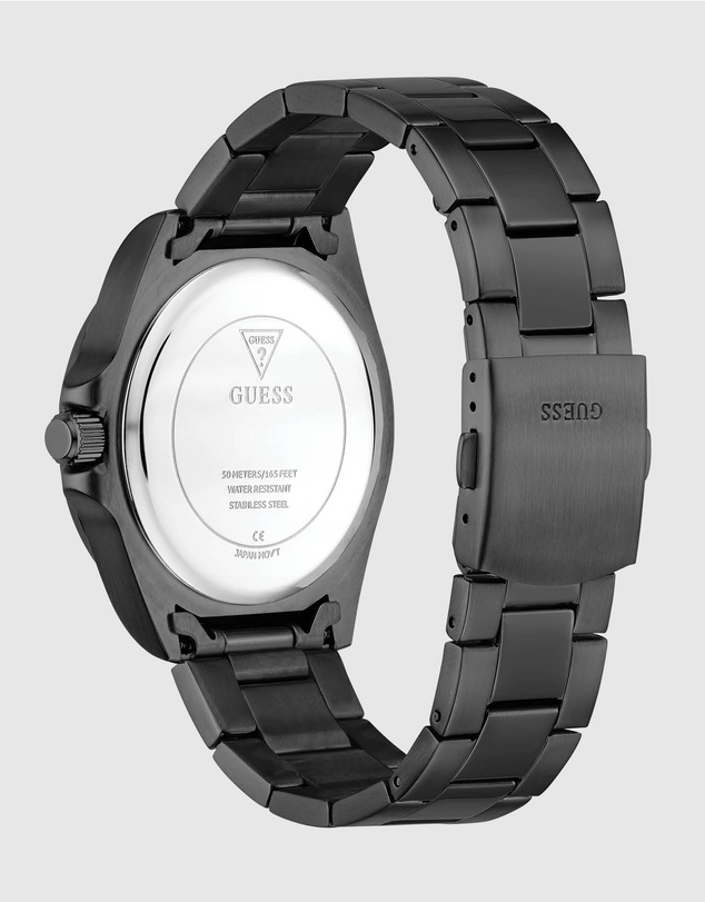 GUESS - GUESS Men's Black Analogue Watch