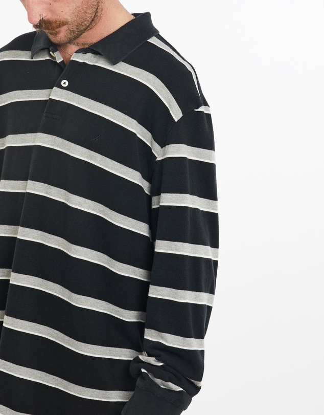 Vintage by The Real Deal - Pre Loved - Vintage Nautica Long Sleeve Polo Shirt