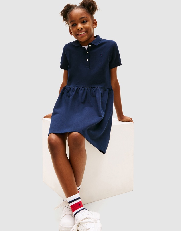 Tommy Hilfiger - Short Sleeve Polo Dress - Kids