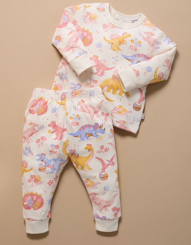 Purebaby - Dino Pyjama Set -Kids-Babies