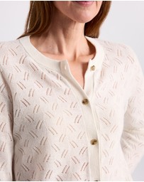 David Lawrence - Elphaba Linen Cardigan
