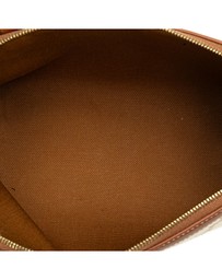 Pre-Loved by Azura Reborn - Pre-Loved Triomphe Coated Canvas Clutch On Chain