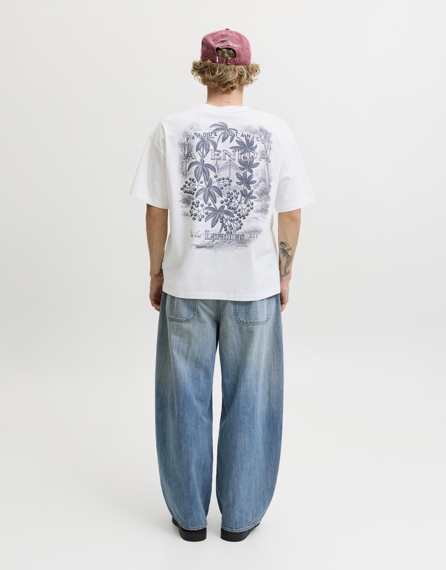 Jack & Jones - Joratocha SS Crew Neck Sketch Back Tee