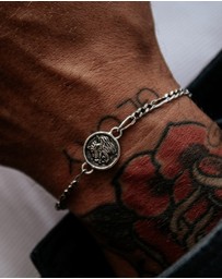 Haze & Glory - ICONIC EXCLUSIVE - Bracelet Coin Tiger in 925 Sterling Silver